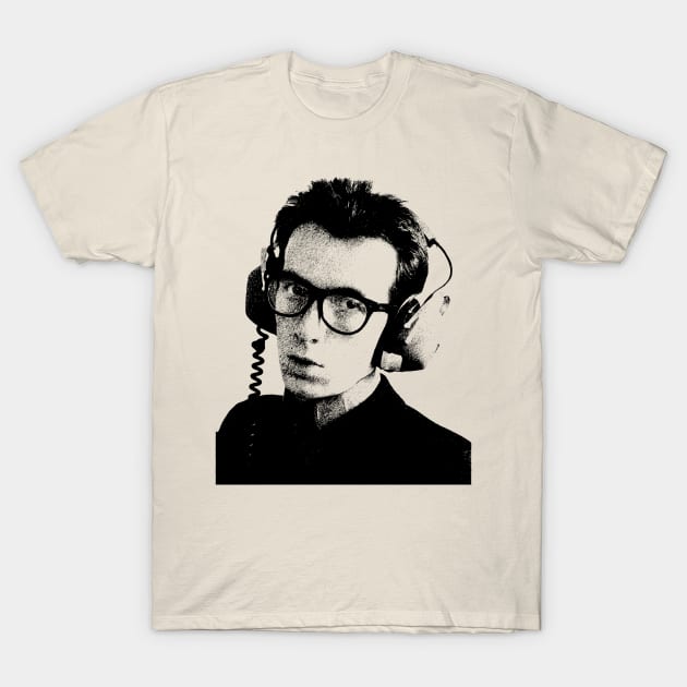 Elvis Costello T-Shirt by RetroPandora